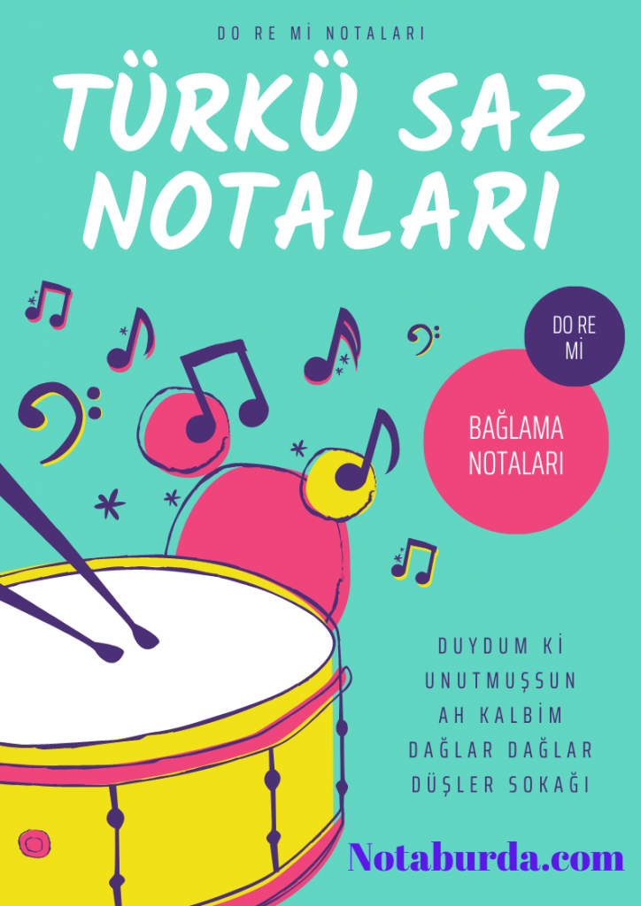 türkü saz notaları
