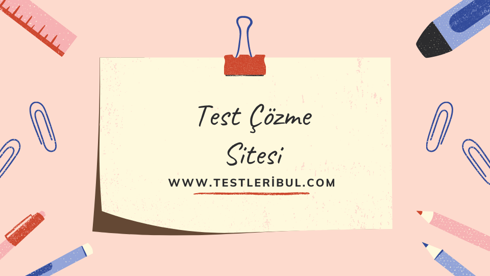 8. Sınıf Fen bilimleri test çöz